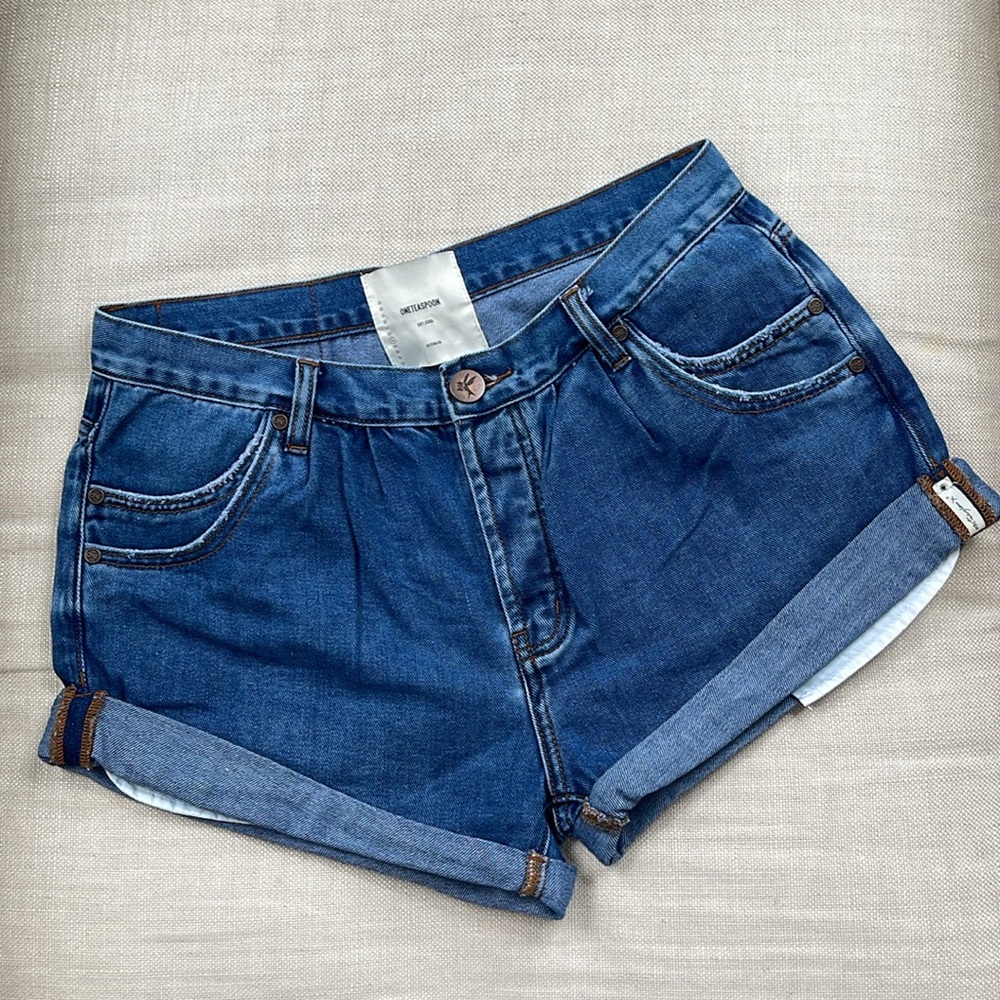 One Teaspoon Smiths Tailored Renim Jean Shorts